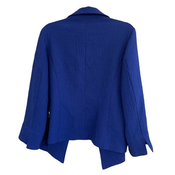 Chico’s Royal Blue Open Front Blazer Size Small ( 1 ) - Picture 2 of 7